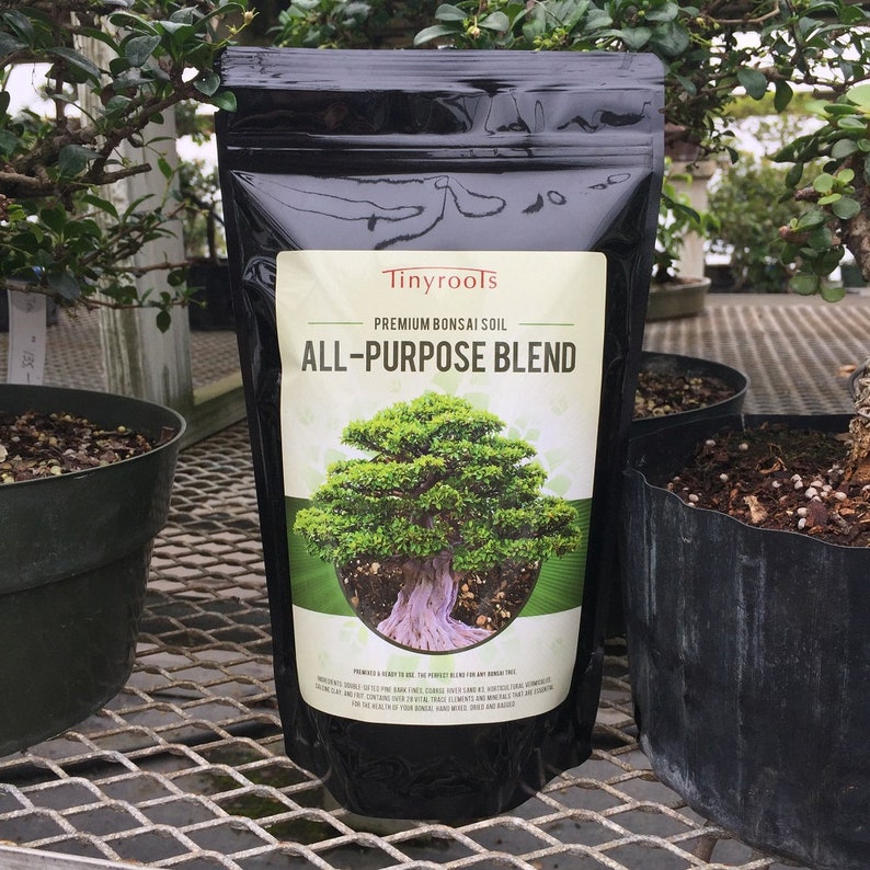 Bonsai Tree Soil All Purpose Blend. Comes in 2 Quarts 4 Etsy