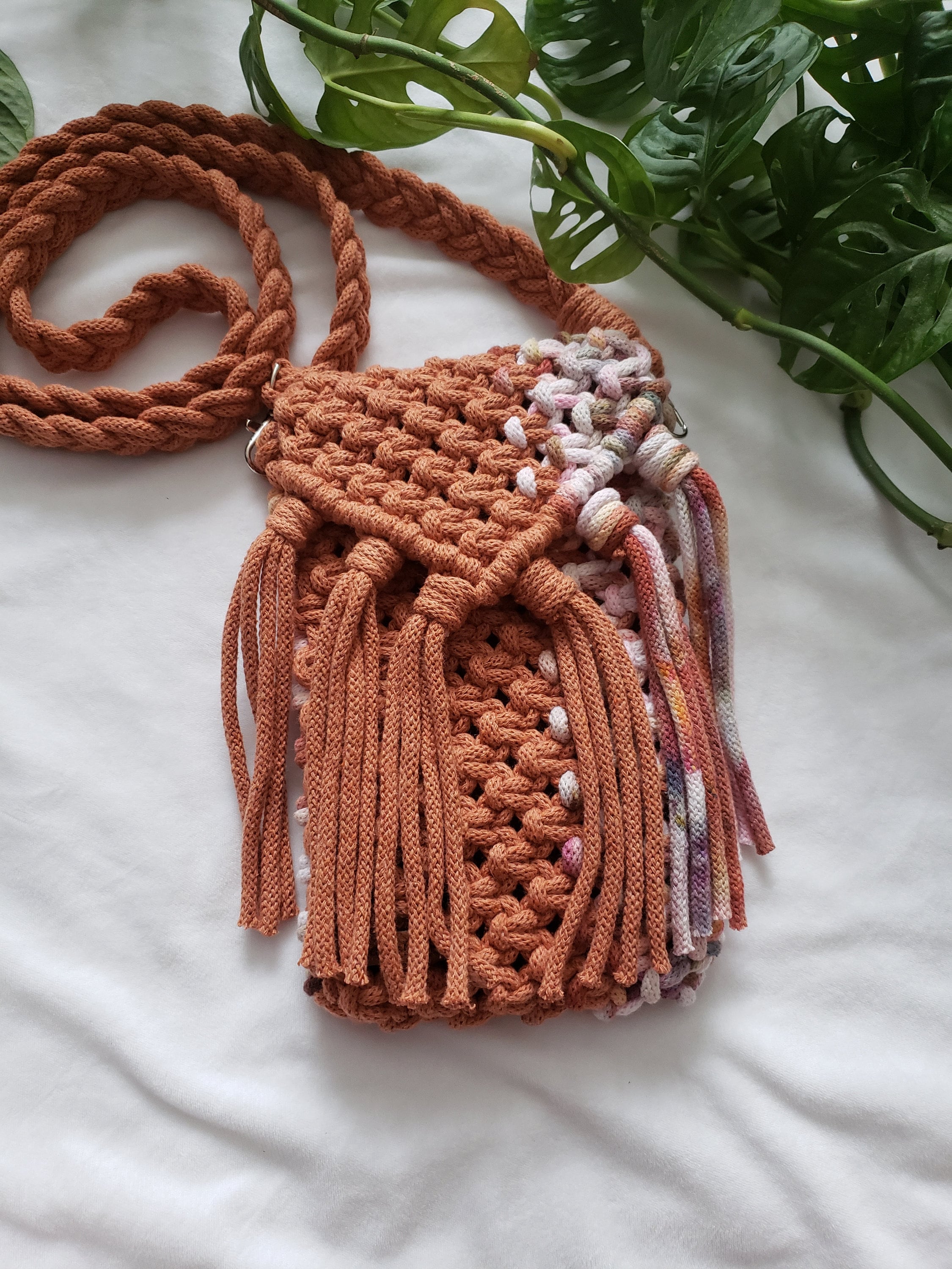 Macrame Purse Crossbody Bag Phone Bag Boho Purse Teal Etsy