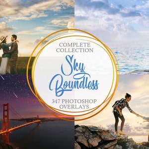 Photoshop Sky Overlays, Sky Overlays - Sky Boundless Collection [347 High-quality Sky Overlays for Photoshop]
