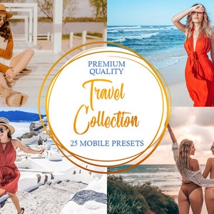 Travel Collection Lightroom Mobile Presets: 25 Photo Filters