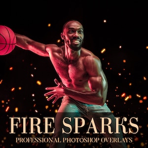 Fire Sparks Photoshop Overlays,Photo Overlays,Png Effect,Photography Overlays,Digital Overlays,Fire Sparks Effect,Fire Sparks Overlays image 1