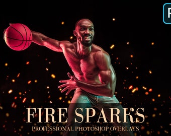 Fire Sparks Photoshop Overlays, Foto Overlays, Png Effect, Fotografie Overlays, Digitale Overlays, Fire Sparks Effect, Fire Sparks Overlays