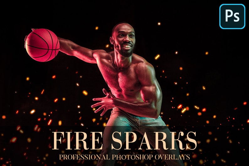 Fire Sparks Photoshop Overlays,Photo Overlays,Png Effect,Photography Overlays,Digital Overlays,Fire Sparks Effect,Fire Sparks Overlays image 1