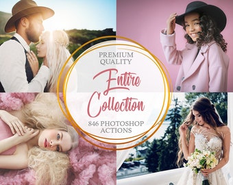 846 Professional Photoshop Actions: Entire Collection