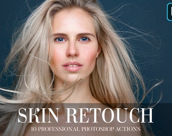 Skin Retouch Photoshop Actions: Portrait Photography Filters