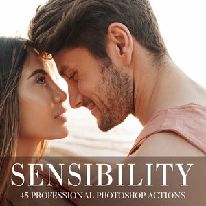 Sensibility Photoshop Actions: Portrait Photography Filters (45 .atn)