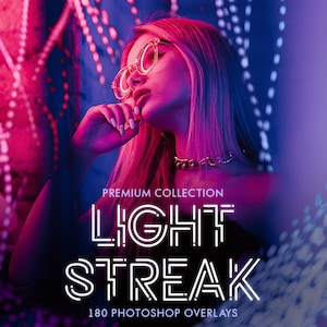Light Streak Photoshop Overlays, Photo Overlay, Photography Overlays, Digital Overlay, Photography Overlay, PNG Overlays, Light Streak