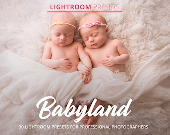 Babyland Lightroom Presets: Newborn Photography (XMP, LRTEMPLATE)