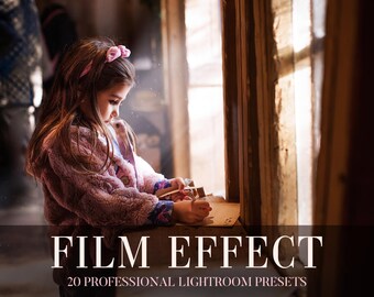 Film Effect Lightroom Presets: Cinematic Photography (XMP, LRTEMPLATE)
