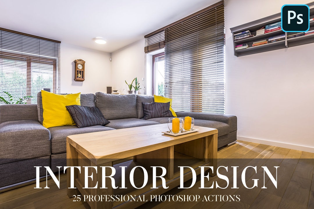 Interior Design Photoshop Actions: Real Estate Photography Filters - Etsy