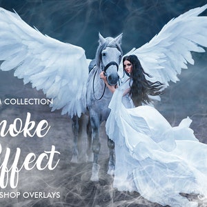 Smoke Effect Photoshop Overlays: 30 PNG Photo Effects