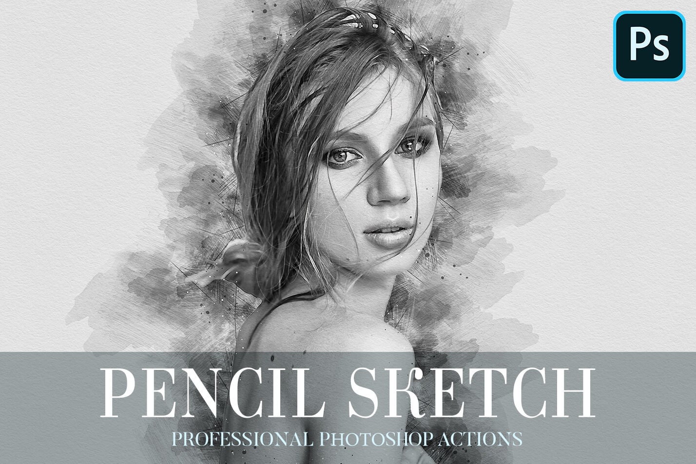 Pencil Sketch Action in Adobe Photoshop - Free Download - YouTube