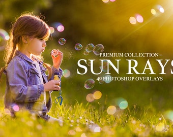 Sun Rays Photoshop Overlays [Sun Photoshop Overlays, Sun Overlay Collection]