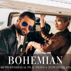 Photoshop Actions-Bohemian,Film Actions for Photoshop,Adobe Photoshop Actions,Film Photoshop Filters,Photography Actions Film Effect