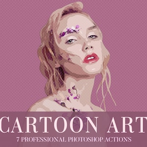 Photoshop Actions-Caroon Art,Cartoon Actions for Photoshop,Adobe Photoshop Actions,Cartoon Photoshop Filters,Photography Actions Cartoon Art