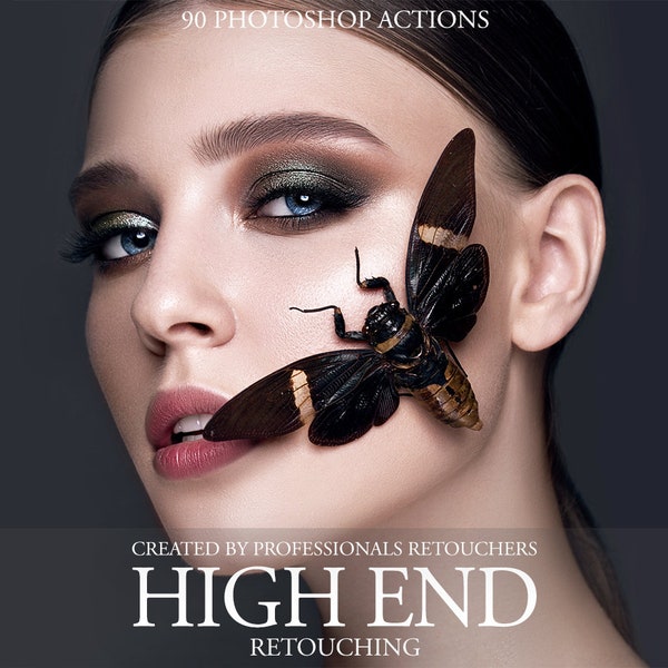 High End Retouching Photoshop Actions [90 Professional Photoshop Actions, High End Photoshop Actions]