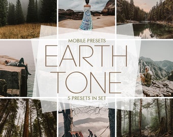 Earth Tone Lightroom Mobile Presets (DNG, XMP, LRTEMPLATE)