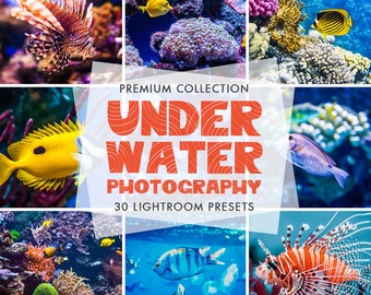Lightroom Presets for Underwater Photography, Underwater Presets Lightroom, Lightroom Underwater Presets, Underwater Photography Presets