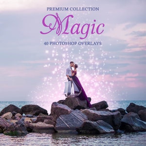 Magische Photoshop-overlays: png-foto-effecten (40 overlays)