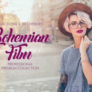 Bohemian Film Photoshop Actions [65 Film Photoshop Actions, Professional Photoshop Actions ]