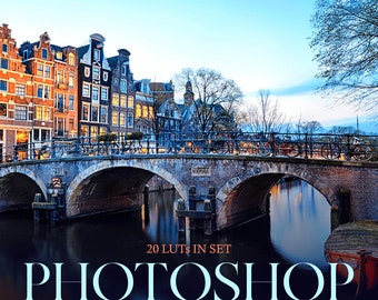 20 Photoshop LUT's: video- en fotobewerkingsfilters (.CUBE)