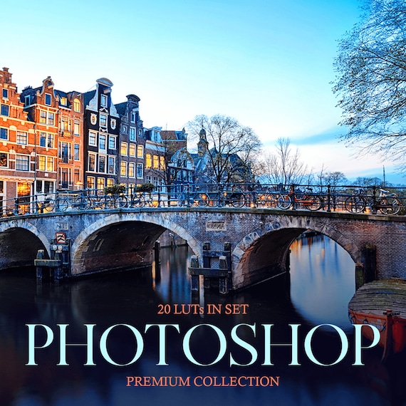 20 Photoshop LUTs: Video & Photo Editing Filters (.CUBE)