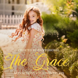 Actions Photoshop, Action Photoshop, Ensemble d'actions Photoshop, Actions de retouche, Action pour Photoshop,Meilleures actions Photoshop, Grace Actions Ps