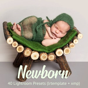 Newborn Lightroom Presets: Professional Baby Photo Editing (XMP, lrtemplate)