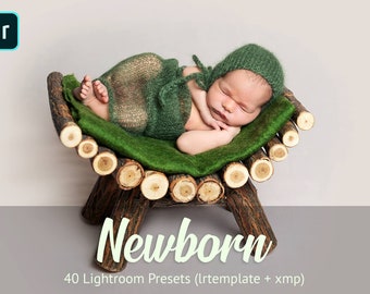 Newborn Lightroom Presets: Professional Baby Photo Editing (XMP, lrtemplate)