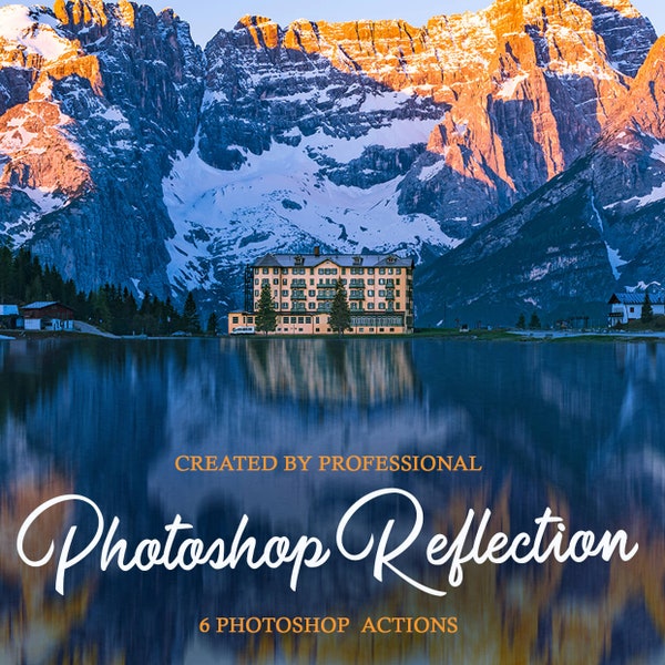 Reflection Photoshop Actions [6 Photoshop Actions Reflection, Reflection Action Photoshop]