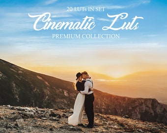 Cinematic LUTs: Video Editing Filters, .CUBE Format
