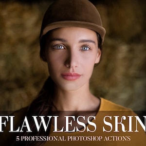 Photoshop Actions-Flawless Skin,Skin Retouching Actions for Photoshop,Adobe Photoshop Actions,Portrait Photoshop Filters,Photography Actions
