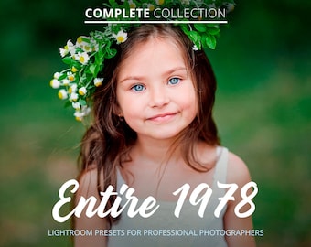 1978 Lightroom Presets: Complete Photography Collection (XMP, LRTEMPLATE)