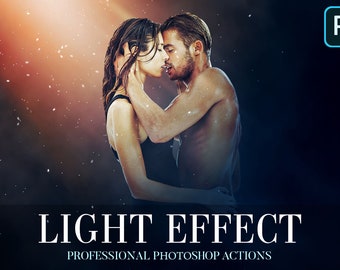 Light Effect Photoshop Actions: Photo Filters (ATN)