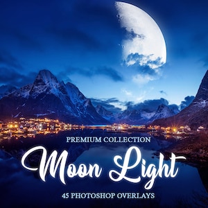 Photoshop Overlays, Photo Overlay, Photography Overlays, Digital Overlay, Photography Overlay, PNG Overlays, Moon Photoshop Overlays
