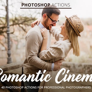 Romantic Cinema Actions for Photoshop,Cinematic Effect Photoshop Actions,Photoshop Filters,Cinema Photo Actions,Adobe Photoshop Actions