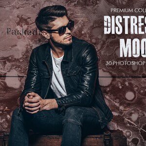 Distressed Mood Photoshop Overlays: 30 JPG Textures