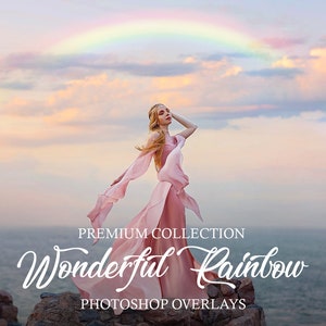Rainbow Overlays Photoshop, 20 rainbow overlays for photoshop,photoshop rainbow overlay,rainbow overlay photoshop,digital overlays, rainbow