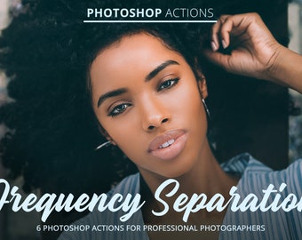 Può includere: Azioni Photoshop per la separazione di frequenza, una tecnica utilizzata per ritoccare le immagini. Le azioni sono progettate per fotografi professionisti e includono 6 azioni diverse.