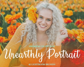 Überirdisches Porträt Lightroom Brushes: Fotografie Retusche (42 Pinsel)