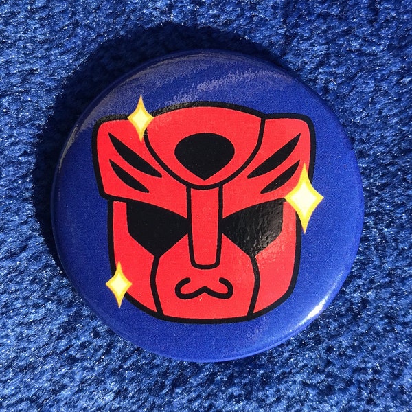 Chibi Autobot Button | 1.5 Inches | Transformers