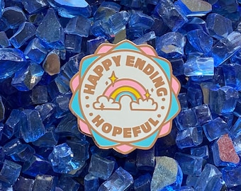 Pin esperanzador de final feliz / Colección de pins de fanfiction "I Ship It!"