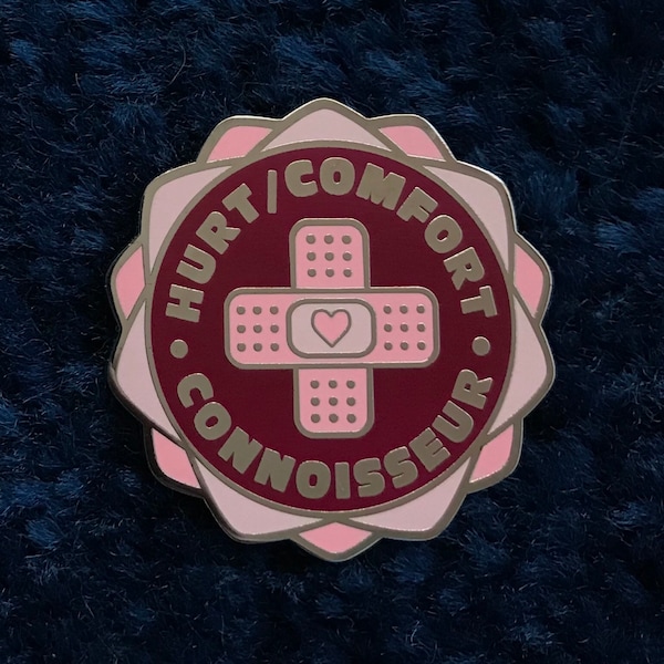 Pin de conocedor de Hurt Comfort / Colección de pins de fanfiction "I Ship It!"