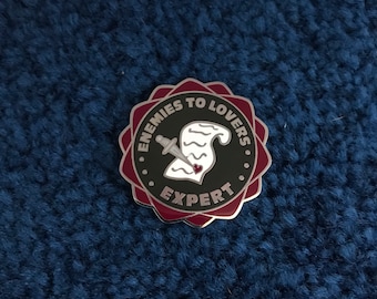 Enemies to Lovers Expert Pin | I Ship It! Fanfic Pin Collection
