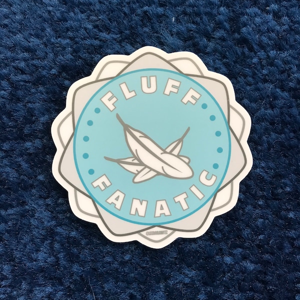 Pegatina de fanático de Fluff / Colección de fanfictions de I Ship It!
