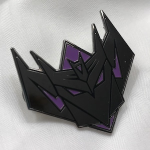 DJD Decepticon Justice Division Pin | MTMTE Memoriam Enamel Pins | lost light, decepticon, Autobot, Transformers