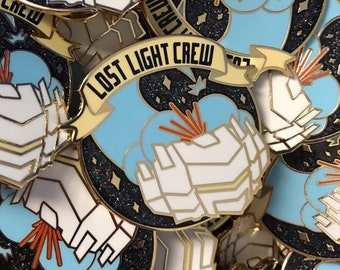 Lost Light Crew Badge 2.0 | MTMTE Memoriam Enamel Pins | Transformers