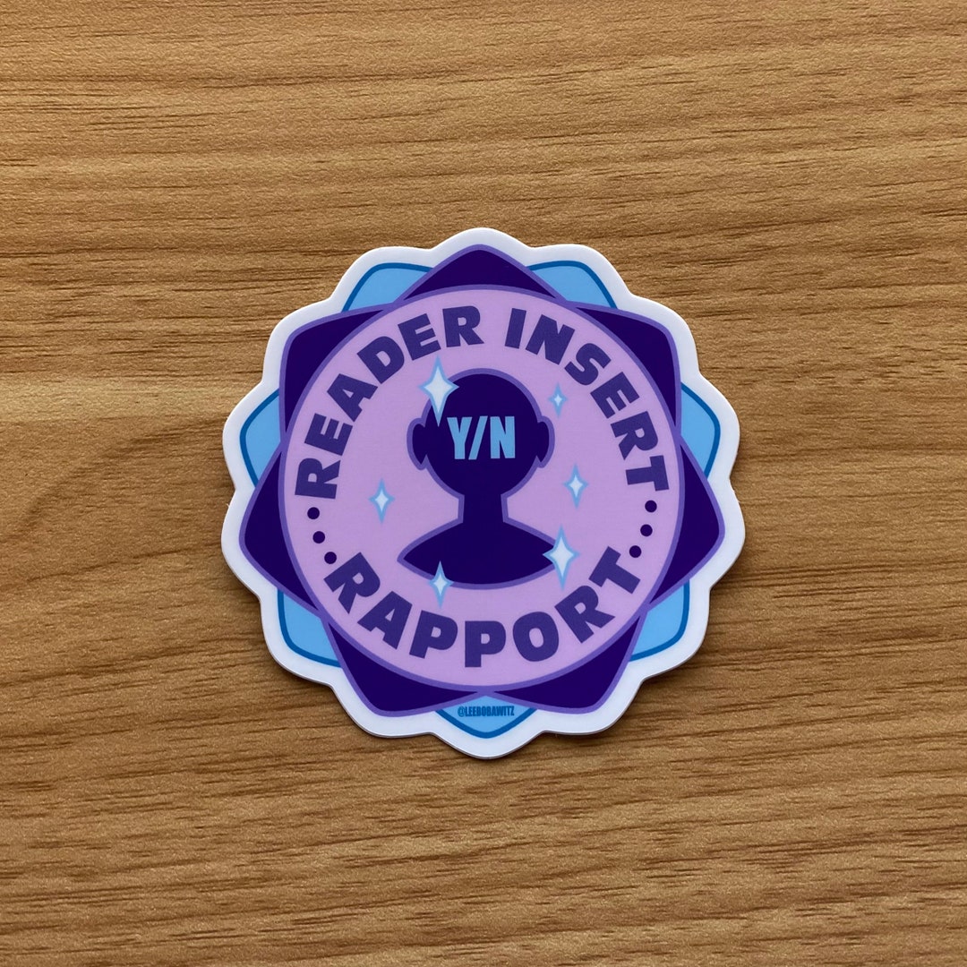 Build Rapport Sticker Lector Insertar Rapport Sticker / I Ship It Colección Fanfic - Etsy México