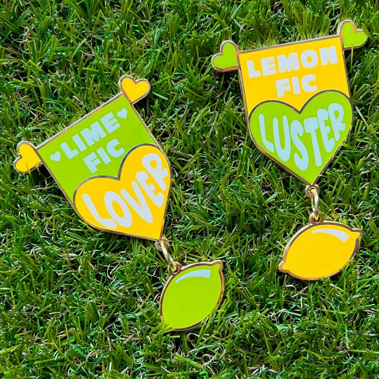 Lemon Fic  Lime Fic Dangle Pin I Ship It Fanfic Pin Collection - Etsy
