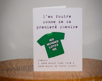 Greeting Card - French